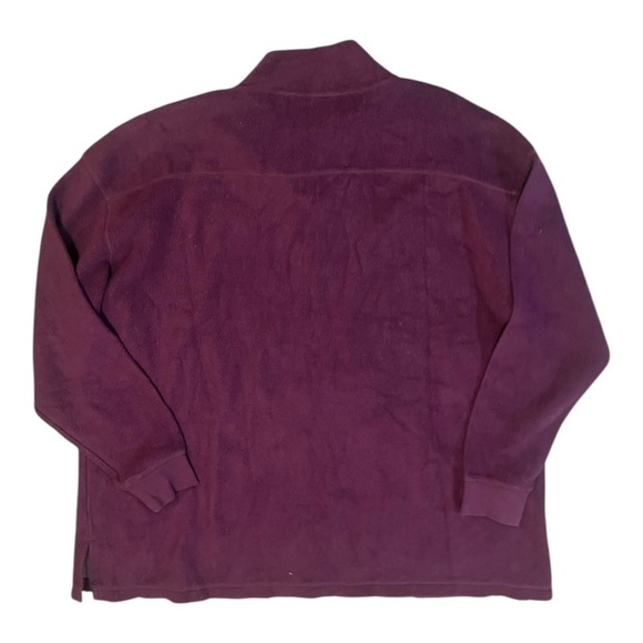 Soft Surroundings Fleece Cuddle Pullover Plus Size 3X Purple Style 29906 - Picture 5 of 5